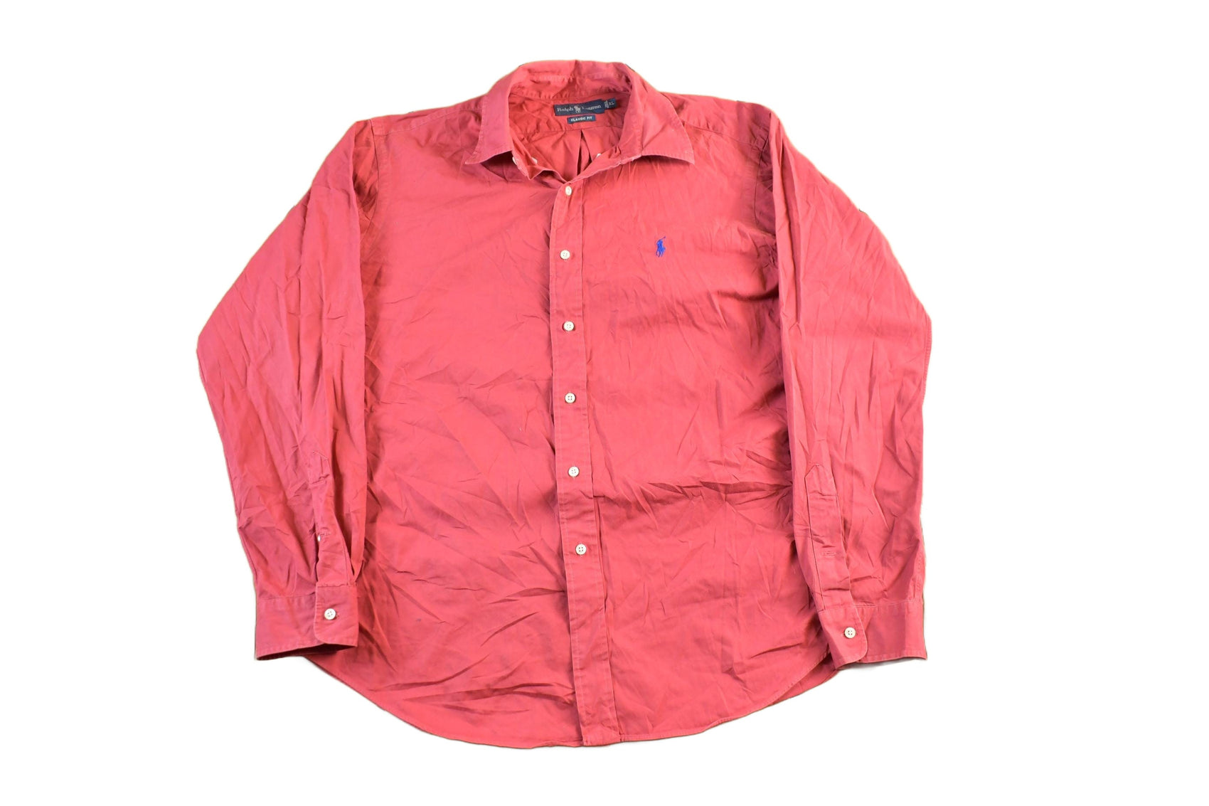 Polo Clothing > Men's Clothing > Shirts & Tees > Oxfords & Button Downs Vintage 1990s Polo Ralph Lauren Button Up Shirt Men's XL