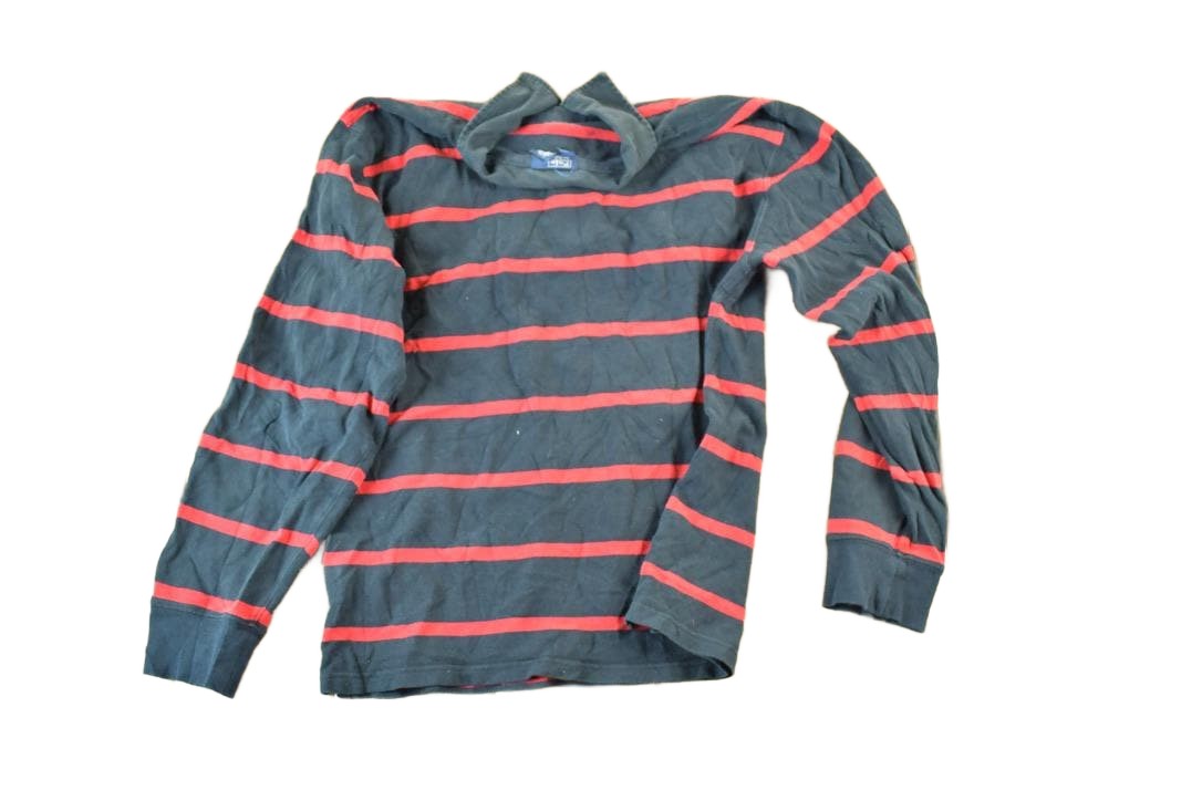 Polo Clothing > Men's Clothing > Shirts & Tees > Oxfords & Button Downs Vintage 1990s Polo Ralph Lauren Striped Button Up Shirt Youth XL Men's XL