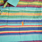 Polo Clothing > Men's Clothing > Shirts & Tees > Oxfords & Button Downs Vintage 1990s Polo Ralph Lauren Striped Polo Shirt Men's Medium