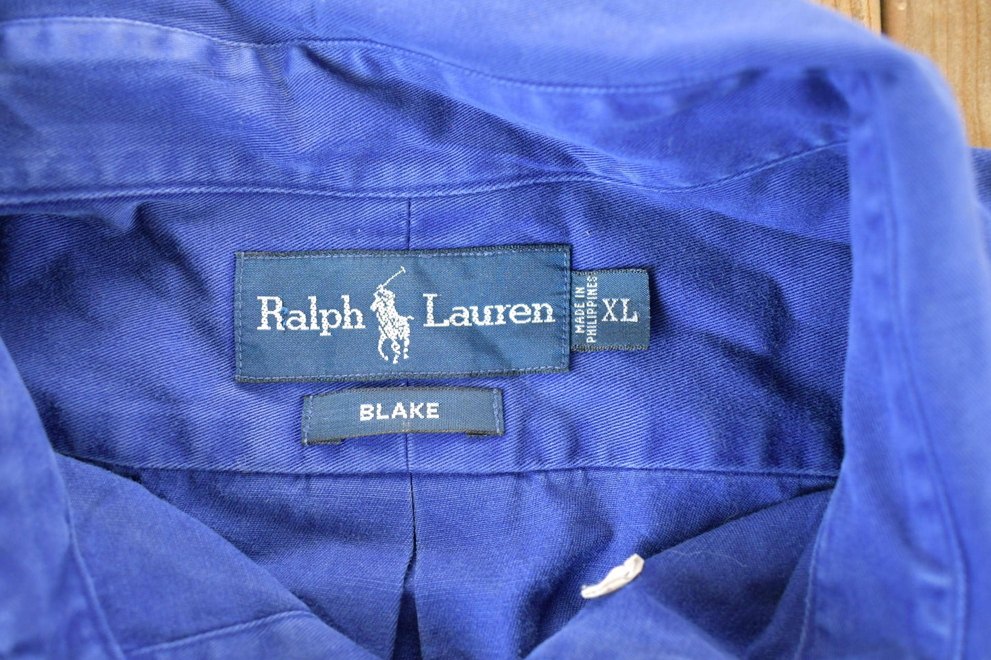 Polo Clothing > Men's Clothing > Shirts & Tees > Oxfords & Button Downs Vintage 1990s Ralph Lauren Blake Button Up Shirt Mens XL