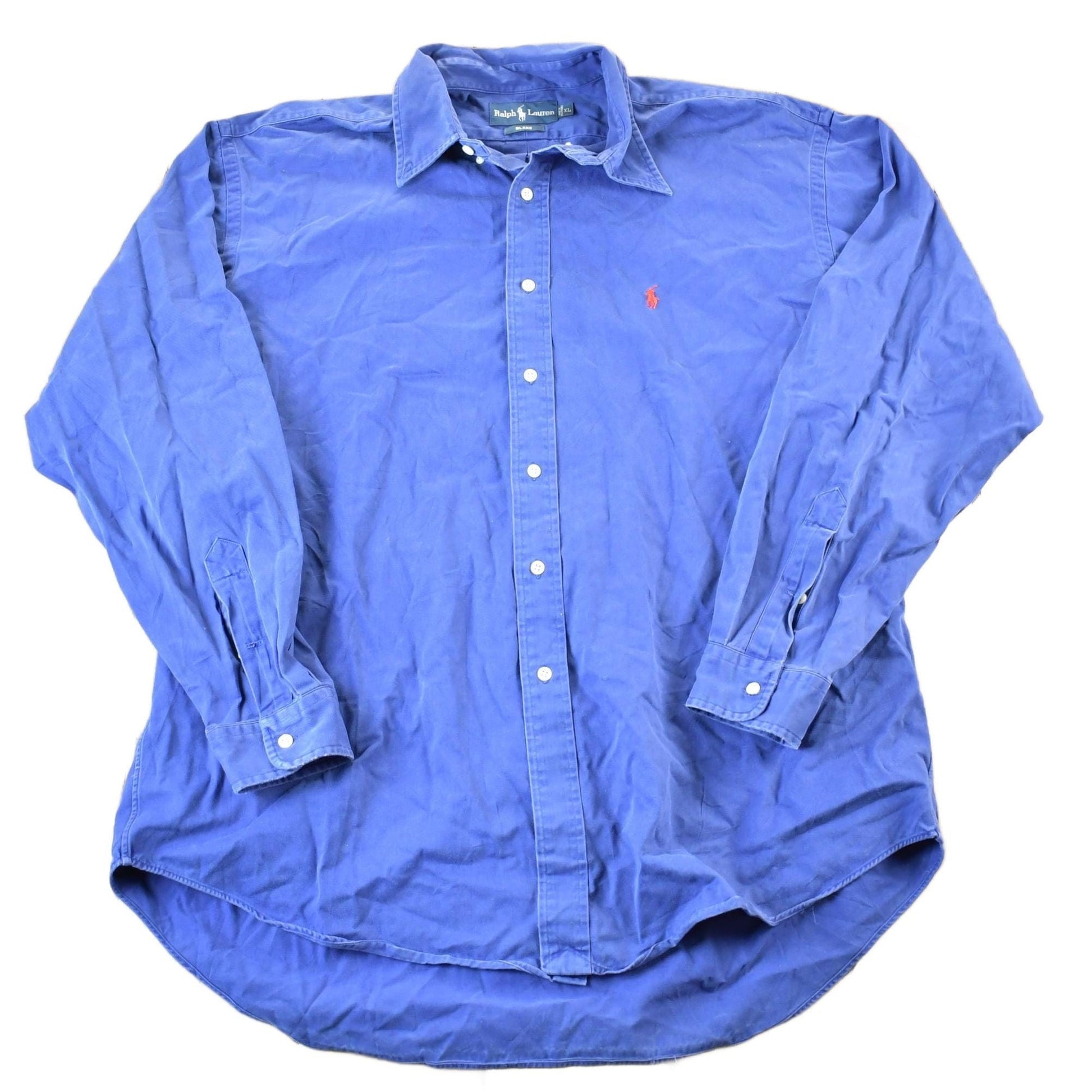 Polo Clothing > Men's Clothing > Shirts & Tees > Oxfords & Button Downs Vintage 1990s Ralph Lauren Blake Button Up Shirt Mens XL