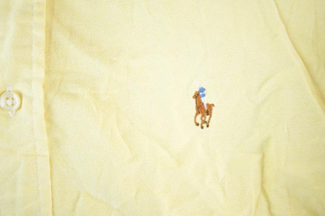 Polo Clothing > Men's Clothing > Shirts & Tees > Oxfords & Button Downs Vintage 1990s Ralph Lauren Yarmouth Button Up Shirt Mens L