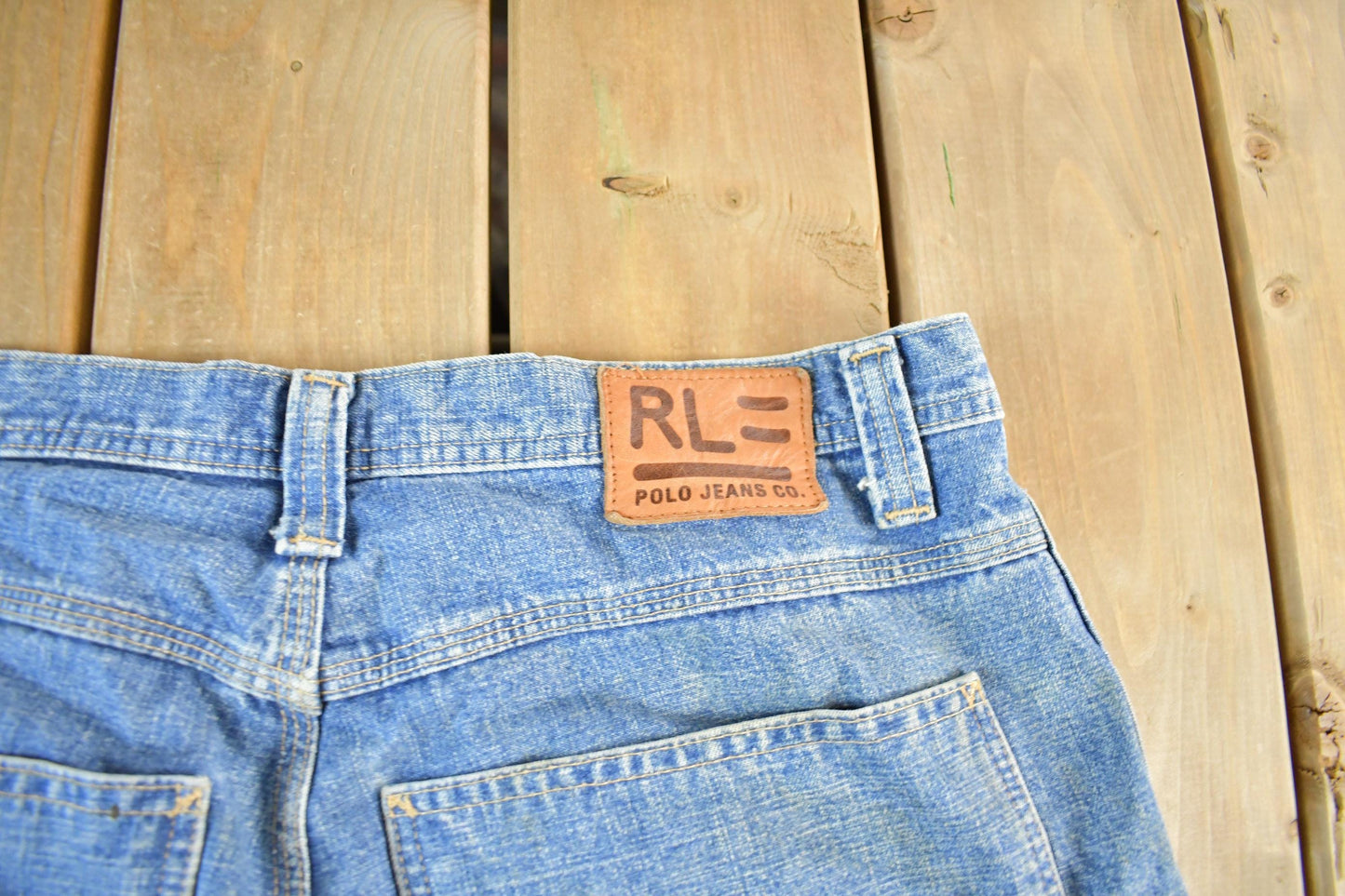 Polo Clothing > Men's Clothing > Shorts Vintage 1990s Polo Jeans Company Ralph Lauren Denim Carpenter Shorts Men's Large 36