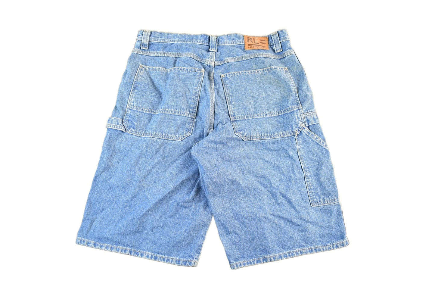 Polo Clothing > Men's Clothing > Shorts Vintage 1990s Polo Jeans Company Ralph Lauren Denim Carpenter Shorts Men's Large 36