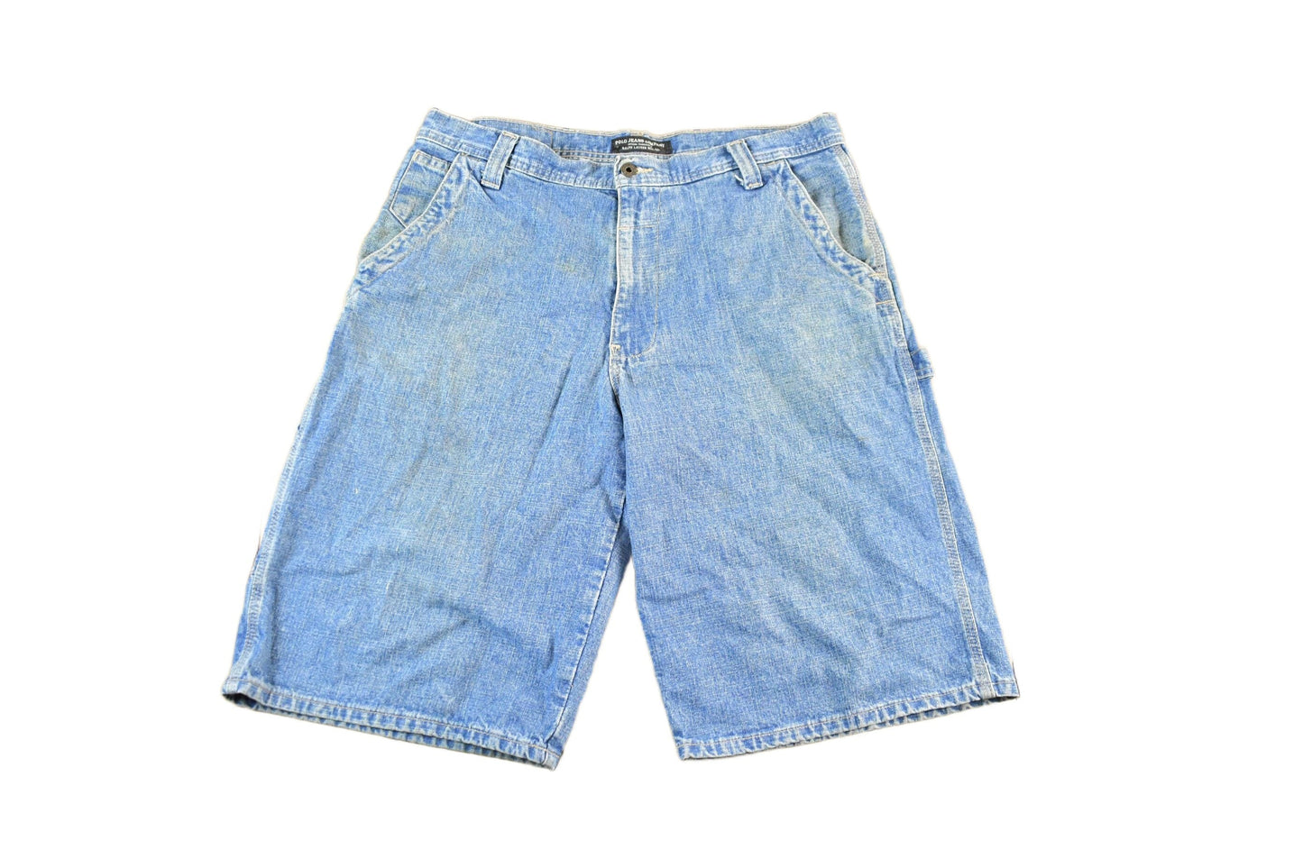 Polo Clothing > Men's Clothing > Shorts Vintage 1990s Polo Jeans Company Ralph Lauren Denim Carpenter Shorts Men's Large 36