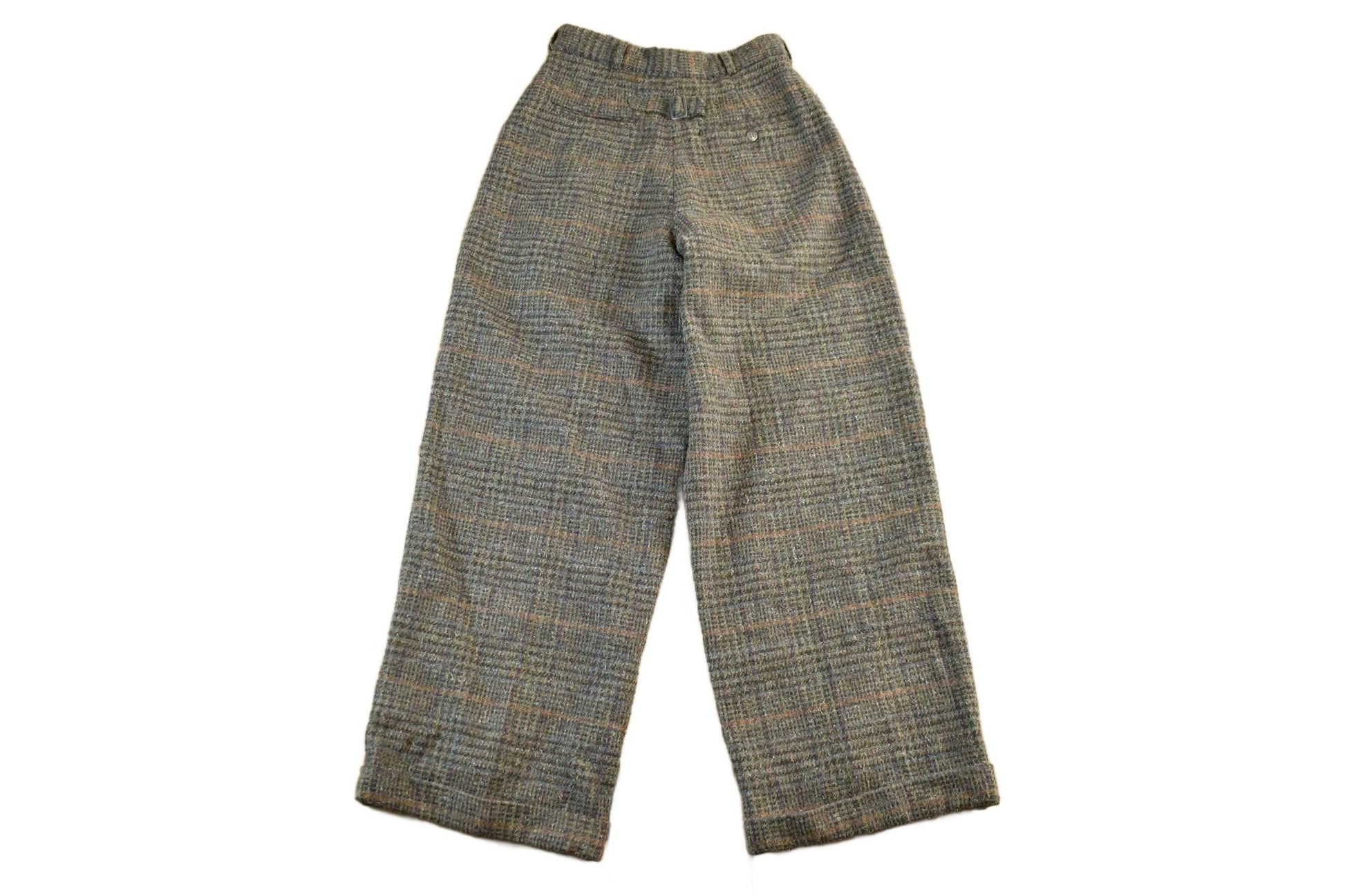 Polo Clothing > Women's Clothing > Pants & Capris > Pants Vintage 1980's Polo Ralph Lauren Plaid Wool Trousers Women's Small 25 x 28