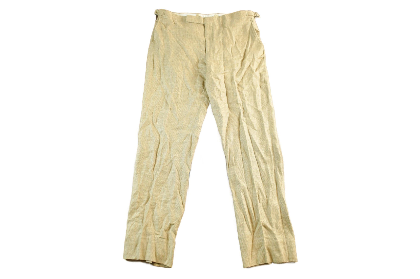 Polo Clothing > Women's Clothing > Pants & Capris > Pants Vintage 1990's Polo Ralph Lauren Silk Flax Trousers Men's 34 x 30