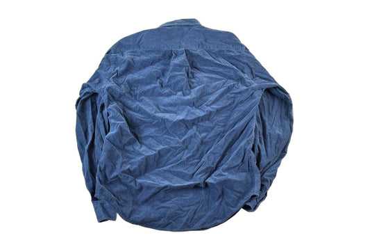 Polo Clothing > Women's Clothing > Tops & Tees > Blouses Vintage 90s Ralph Lauren Corduroy Button-Up Shirt Youth L