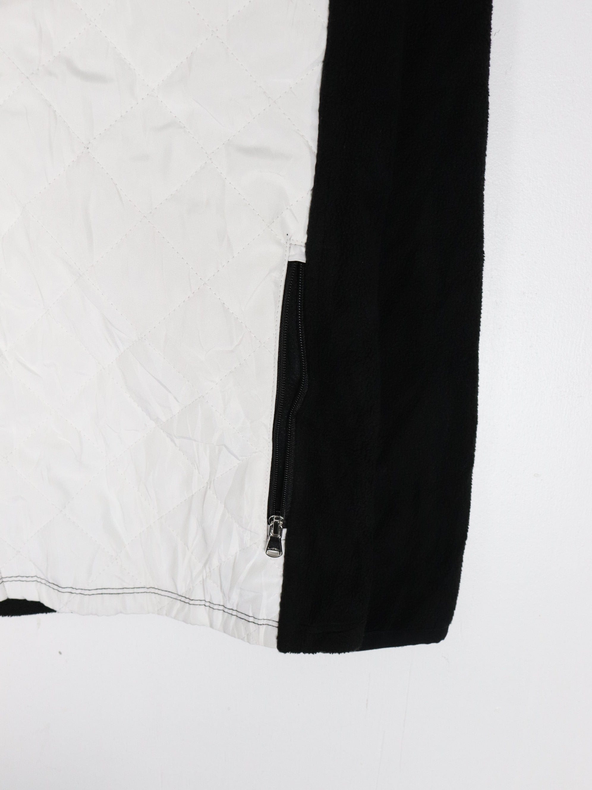 Lauren Ralph Lauren Jacket Womens Medium White Fleece Full Zip