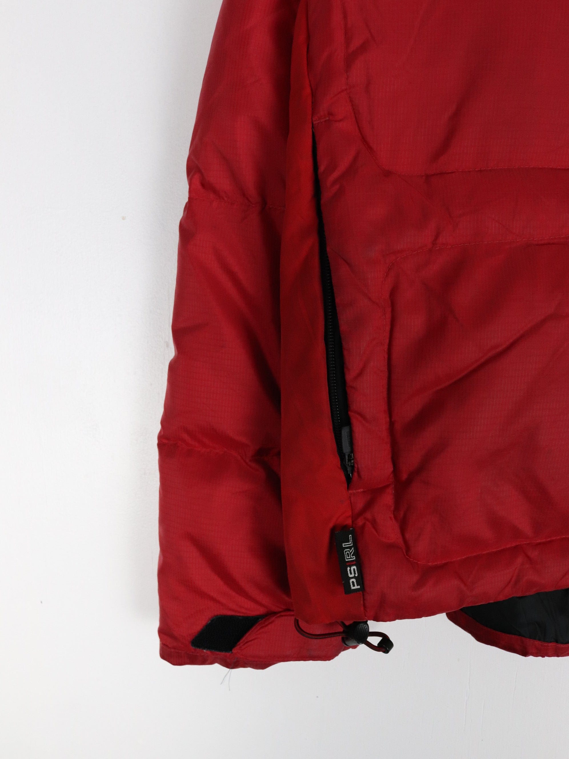 Red polo hot sale jacket men's