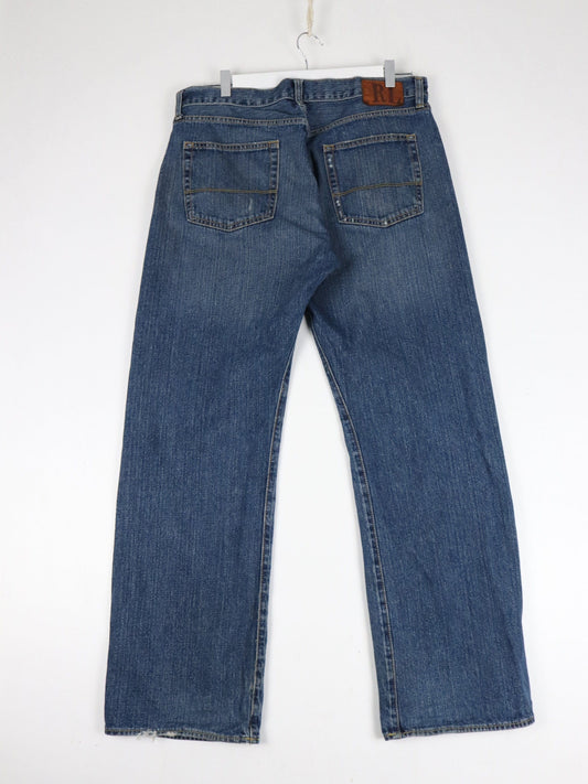 Polo Jeans Vintage Polo Ralph Lauren Pants Fits Mens 34 x 31 Blue Denim Jeans