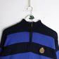 Polo Knitwear Lauren Ralph Lauren Sweater Womens Large Blue Knit Quarter Zip