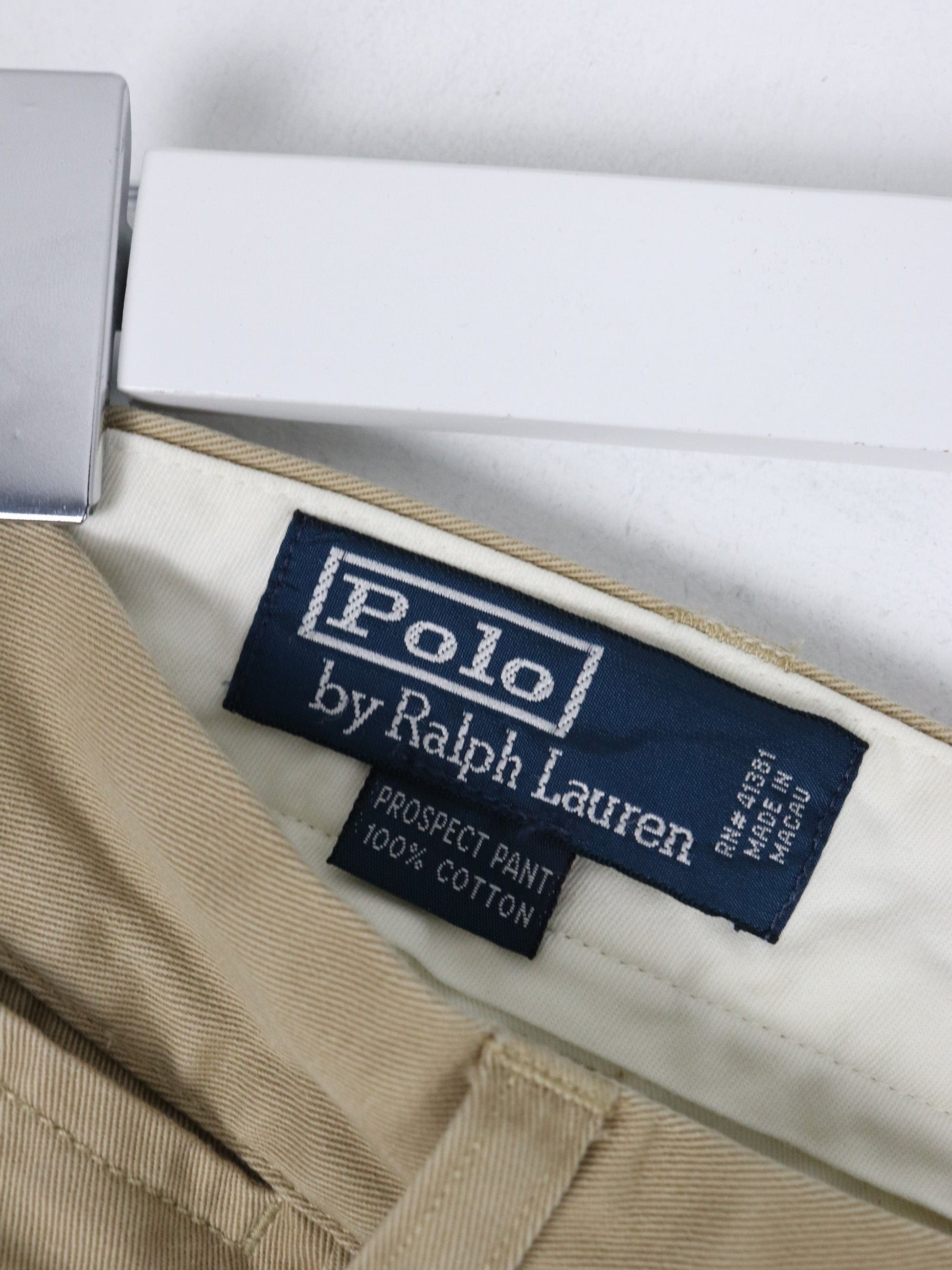 Polo Pants Vintage Polo Ralph Lauren Pants Fits Mens 34 x 29 Beige Chino