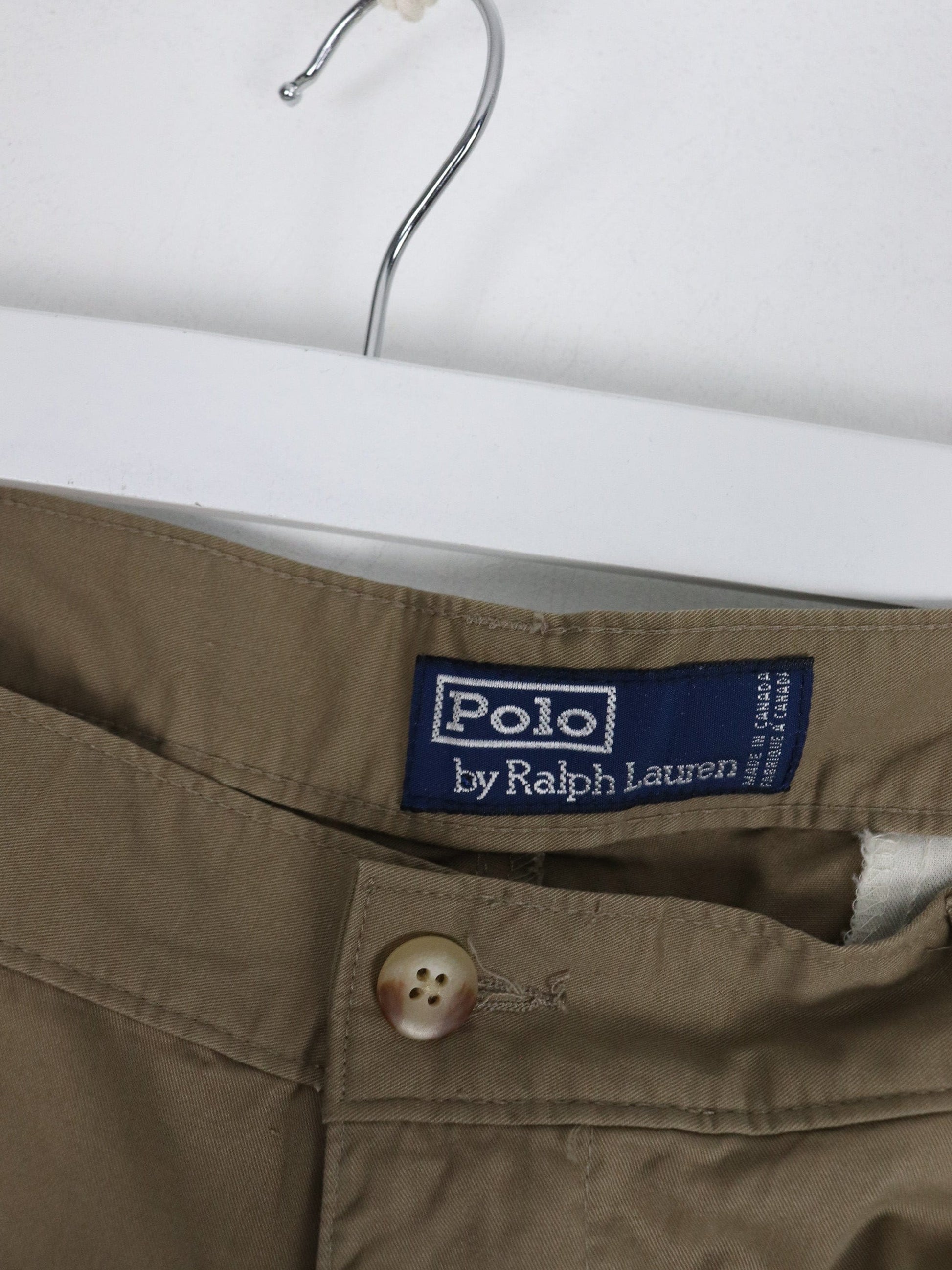 Polo Pants Vintage Polo Ralph Lauren Pants Fits Mens 35 x 34 Brown Golf Chino Trousers