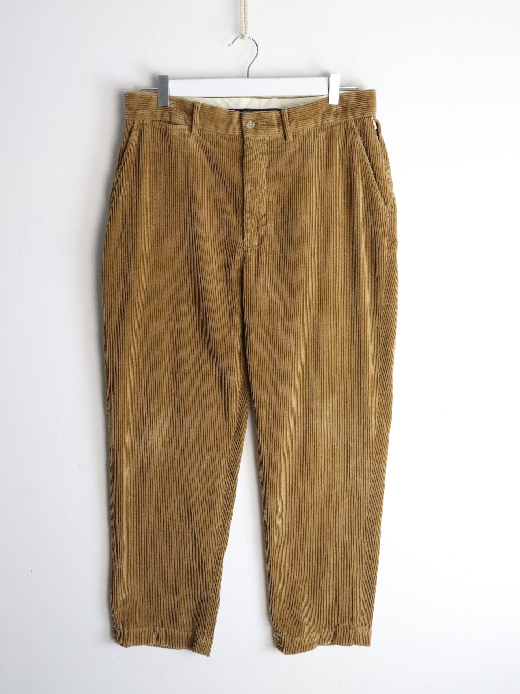 Polo Pants Vintage Polo Ralph Lauren Pants Mens 33 x 30 Brown Corduroy