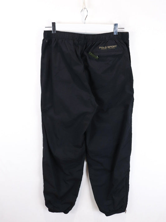 Polo Trackpants Vintage Polo Sport Ralph Lauren Trackpants Mens Medium Black