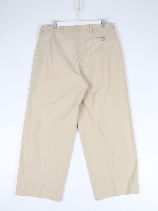 Ports International Pants Mens 34 x 27 Beige Trousers