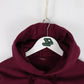 Prague Sweatshirt Mens Small Red Hoodie Spell Out from propervintagecanada