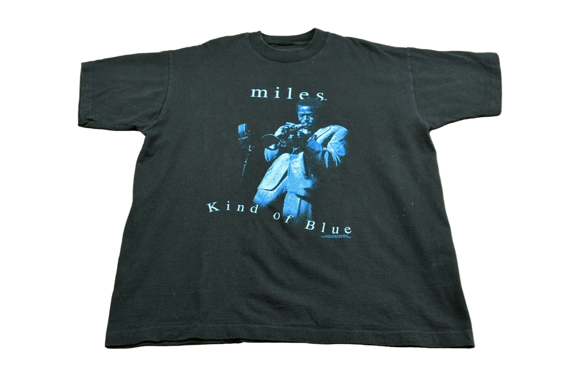 Proper Vintage Clothing > Men's Clothing > Shirts & Tees > T Shirts Vintage 1994 Miles Davis T-shirt / Band Tee / Single Stitch / Made in USA / 90s T-shirt / Brockum / Premium Vintage