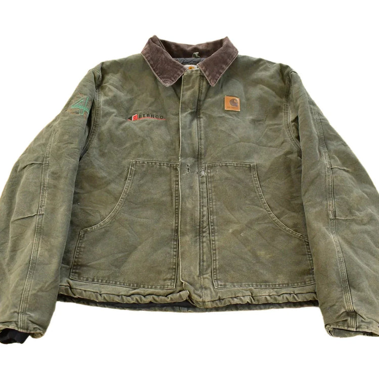 Vintage 1990s Carhartt Traditional Work Jacket Men's 2XL / Workwear / Streetwear / Quilt Lined Jacket / Made in USA from propervintagecanada