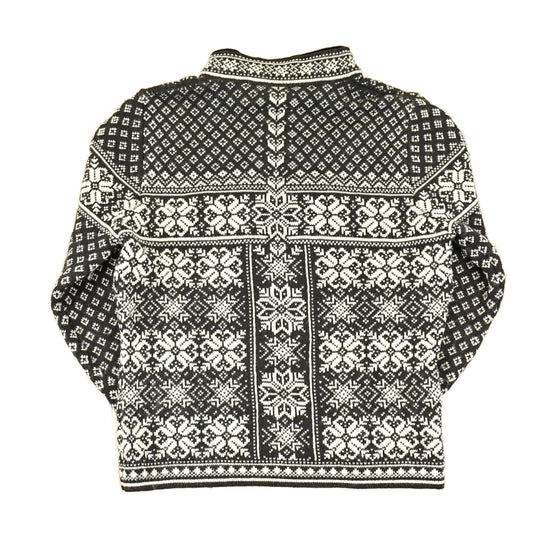 Vintage 1990s Dale Of Norway Olympic Abstract Knit Cardigan Sweater Womens S