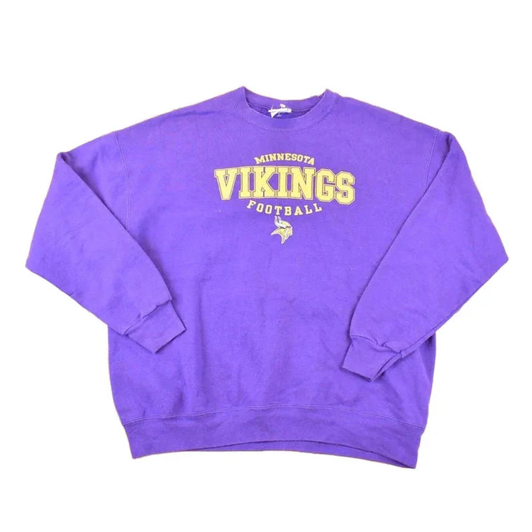 Vintage 1990s Minnesota Vikings NFL Crewneck Sweatshirt Men's XL from propervintagecanada