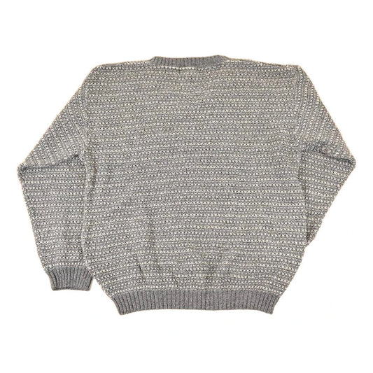 Vintage 1990s Eddie Bauer Knit V Neck Sweater Mens L