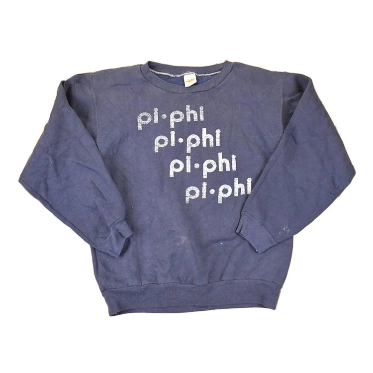 Vintage 1980s Pi Phi University Crewneck Sweater Womens S