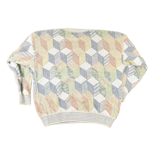 Vintage 1990s Idea Uomo Knit Crewneck Sweater Mens XL