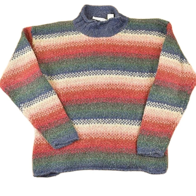 Vintage 1990s Smart Set Special Basics Knit Crewneck Sweater Womens M