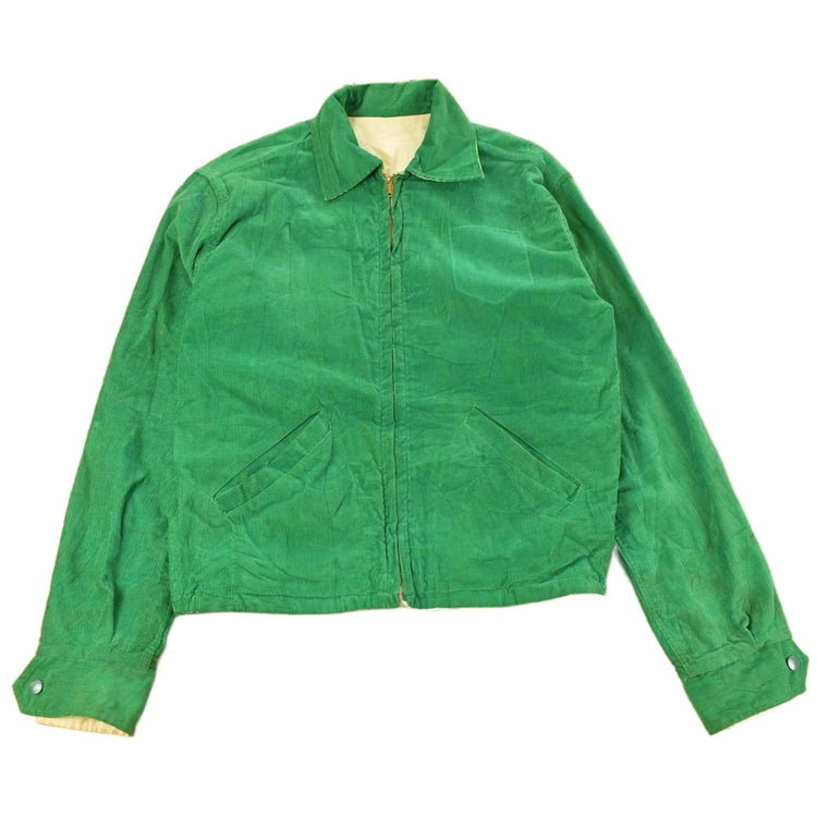 Vintage 1960s Official 4-H Corduroy Reversible Denim Men's S