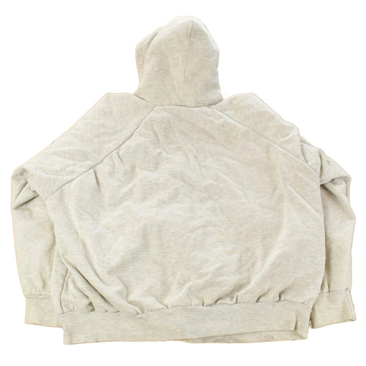 Vintage 1990s Woodland Blank Grey Thermal Lined Hoodie Men's XL