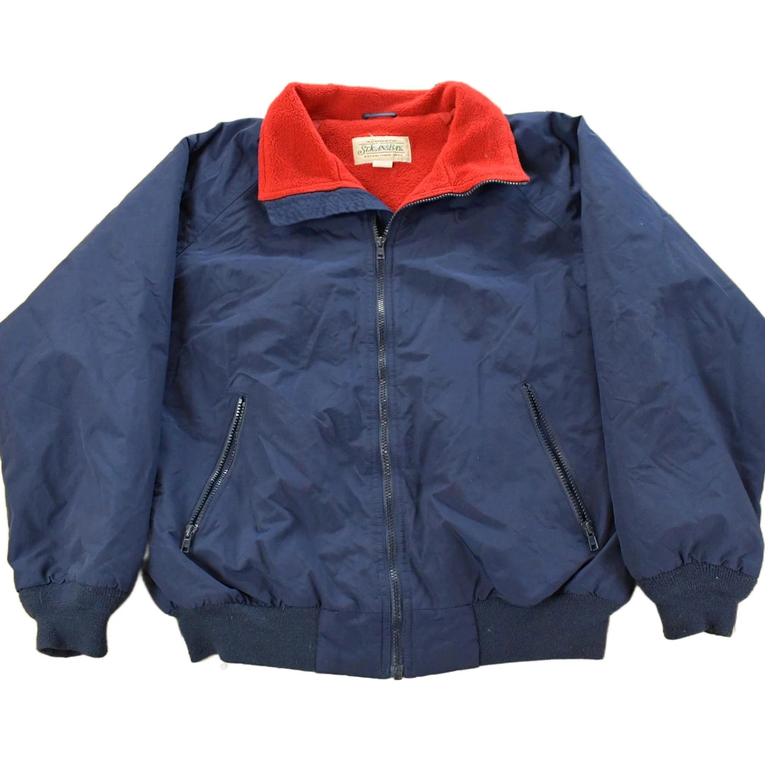 Vintage 1990s St. John's Bay Fleece Lined Jacket Men's Medium