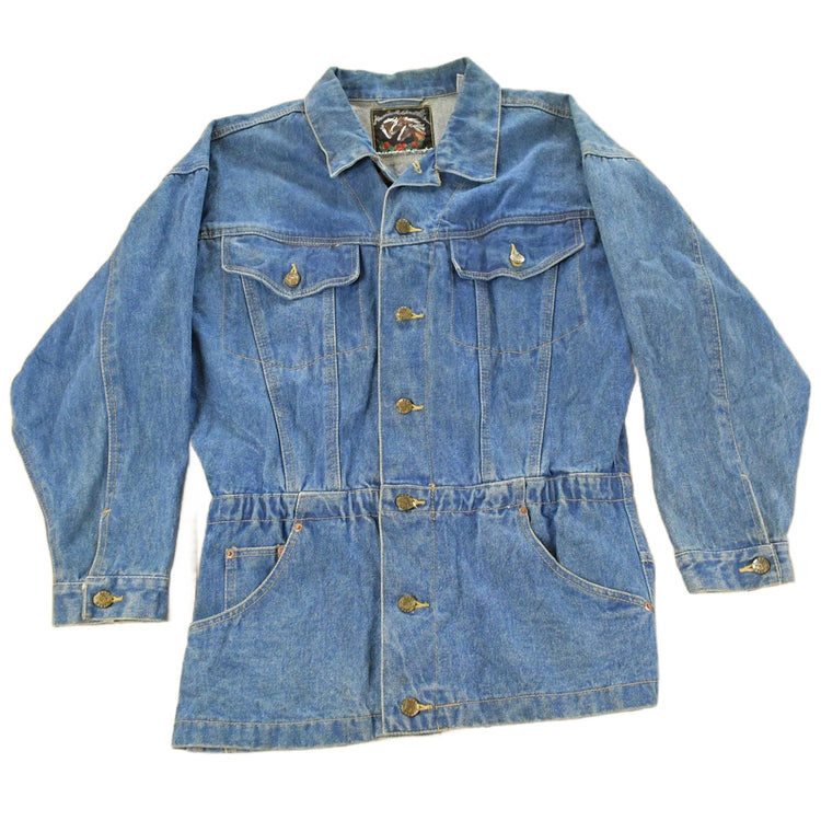 Vintage 1990s American Beauties Denim Jean Jacket Women's Large