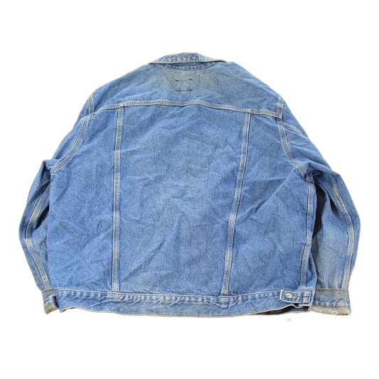 Vintage 1990s Carhartt Denim Trucker Jacket Men's 2XL