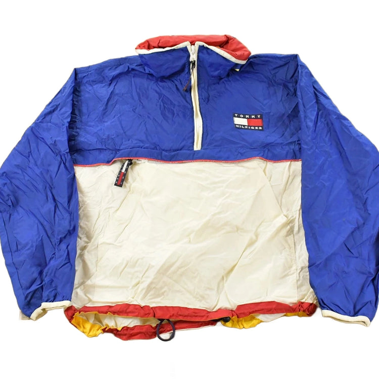 Vintage 1990s Tommy Hilfiger Anorak Windbreaker Jacket Youth XL