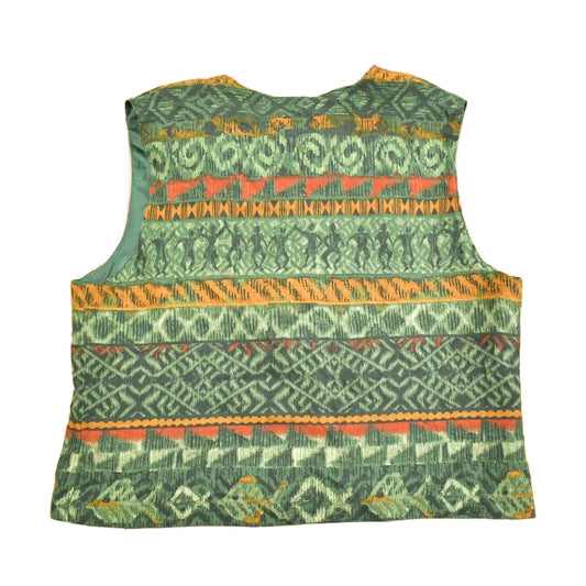 Vintage 1980 Ali Miles Aztec Vest Women's Medium