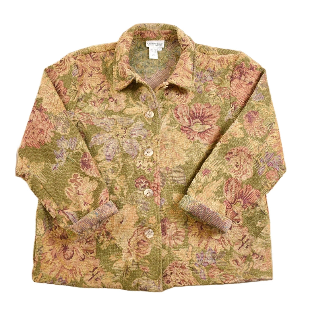 Vintage 1990's Coldwater Creek Button Up Jacket Women's M