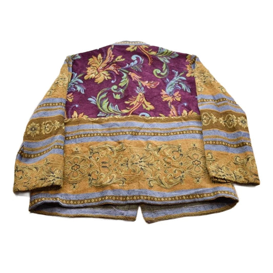 Vintage 1990s Sag Harbor Floral Tapestry Button Up Women's Small