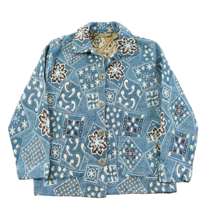 Vintage 1990s Jane Ashley Tapestry Abstract Pattern Women's Medium