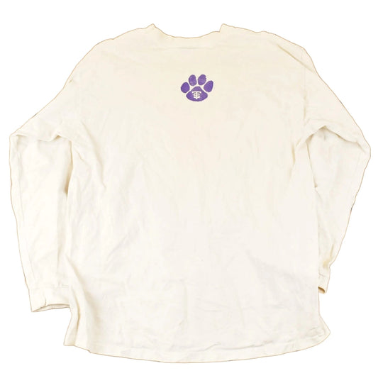 Vintage 1990s Thrashed Jansport St Thomas Tommies Graphic Print Crewneck Shirt Mens L