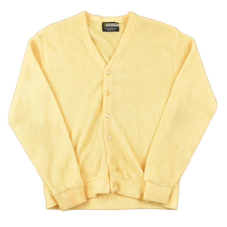 Vintage 1970s Pine State Golf Knit Cardigan Sweater Men's S