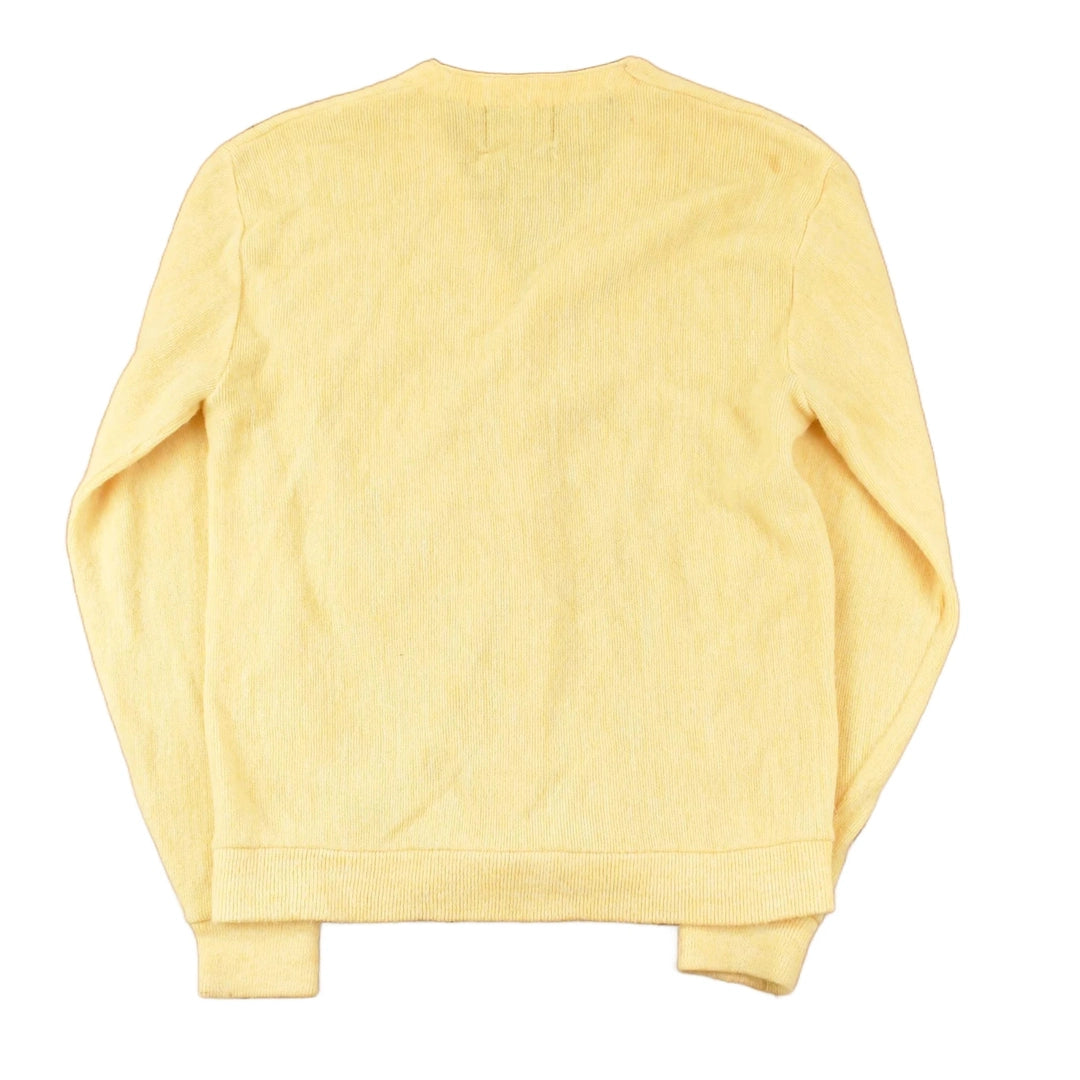 Vintage 1970s Pine State Golf Knit Cardigan Sweater Men's S