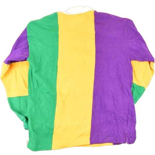 Vintage 1990s Sutter & Grant Rugby Quarter Button Shirt Men's L