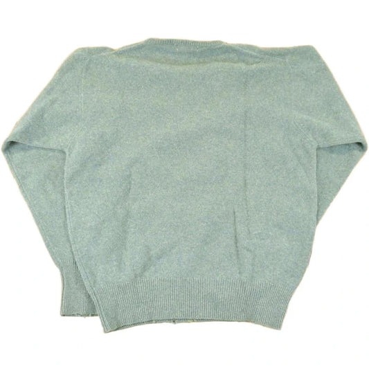 Vintage 1970s Strawbridge Clothiers Wool Knit V Neck Sweater Men's M