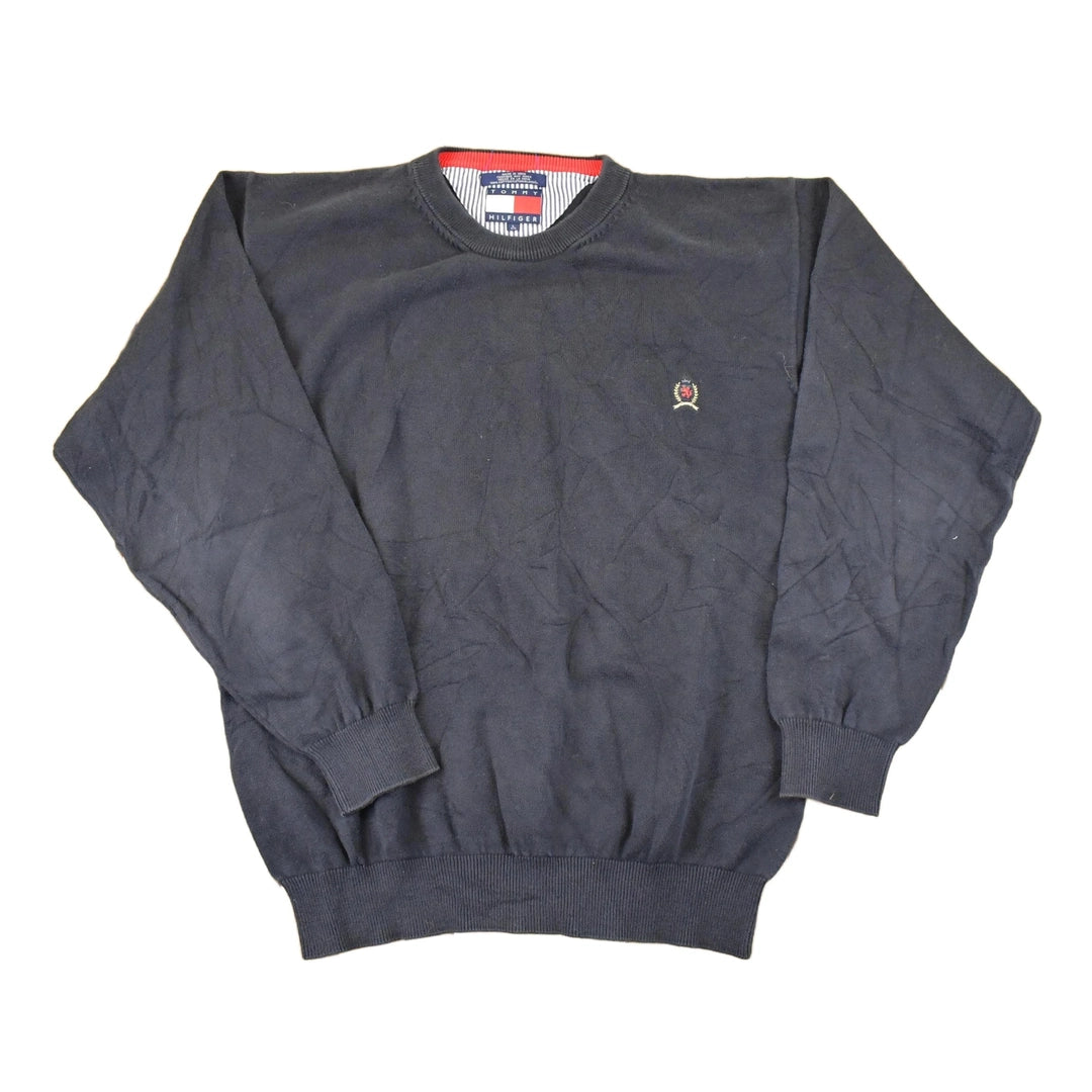 Vintage 1990s Tommy Hilfiger Knit Crewneck Sweater Men's L
