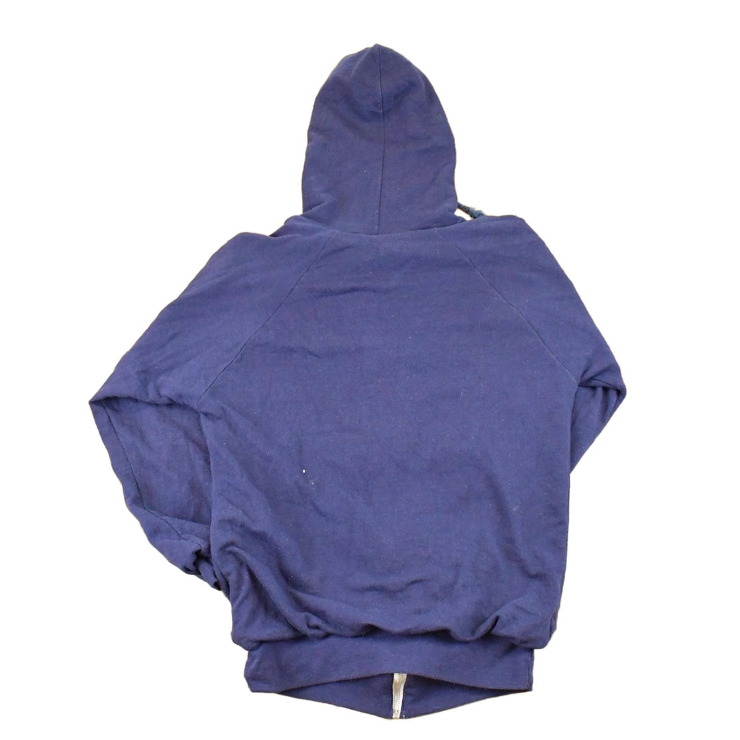 Vintage 1990s St John's Bay Blank Thermal Lined Zip Up Hoodie Sweatshirt Mens M