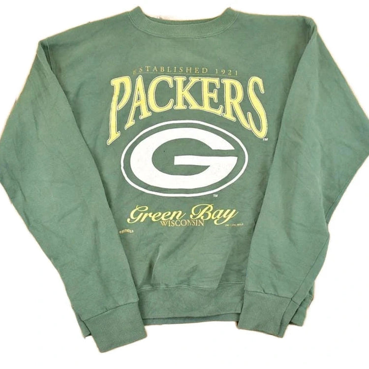 Vintage 1995 Green Bay Packers Crewneck Sweatshirt Women's L