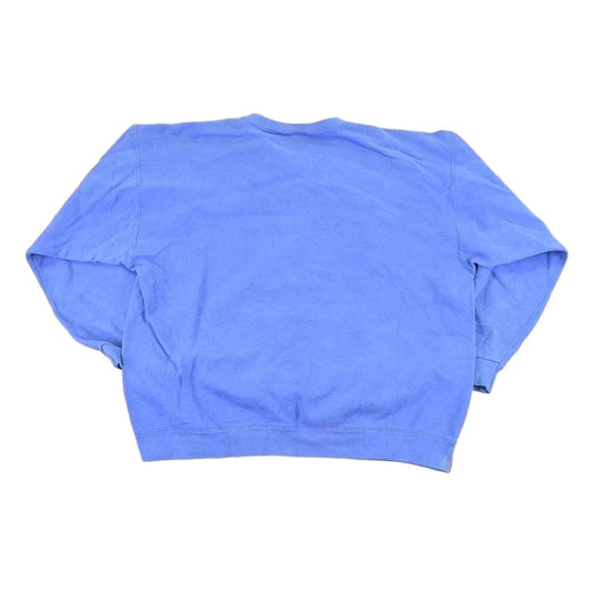 Vintage 1990s Nike Embroidered Mini Swoosh Block Logo Sweatshirt Men's L