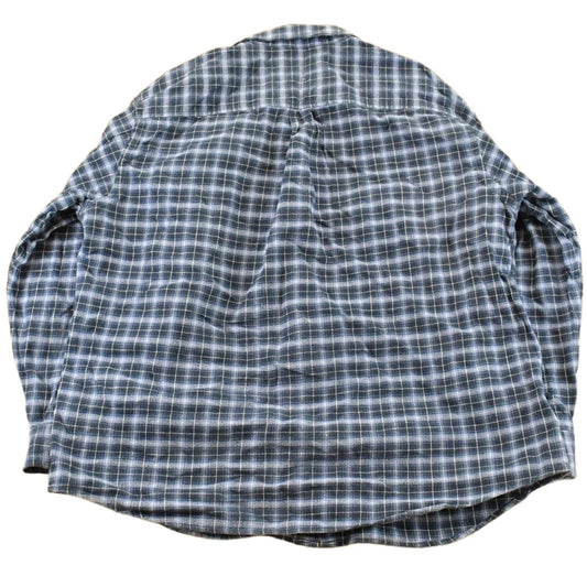 Vintage 1990s Club Room Plaid Flannel Shirt Men's 2XL